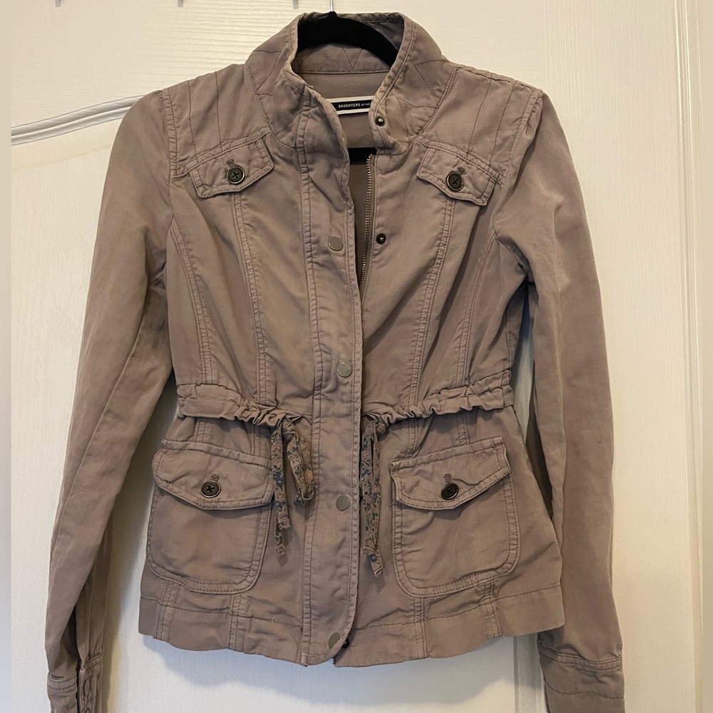 🌸2/20 Anthropologie Daughters of the Liberation Utility Waist Jacket XS 00